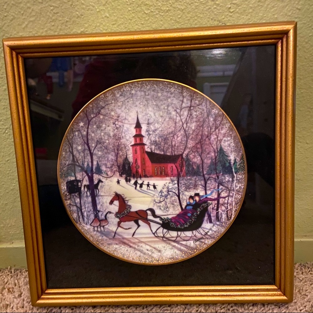 Christmas night by P Buckley Moss